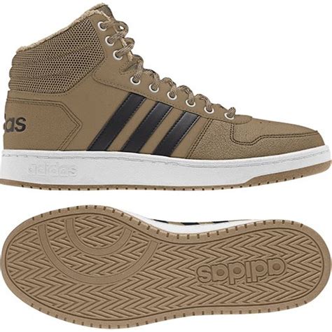 adidas hoop 2.0 mid bruin|Basketbalschoenen .